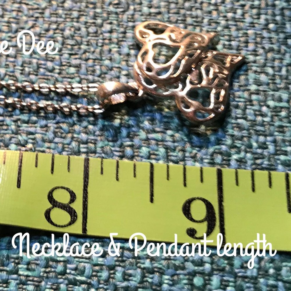 5/$20š„Double Heart Pendant Necklaceš„Bundle special price - Picture 3 of 3